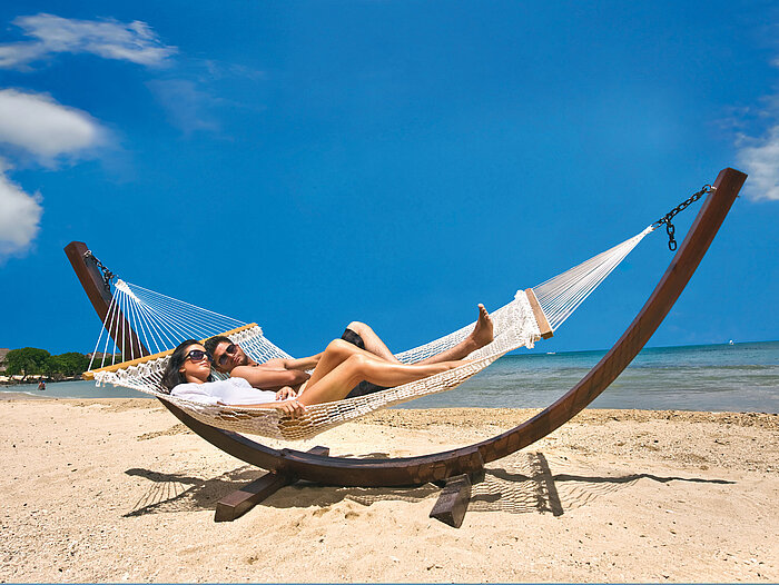 Hängematte am Strand | Maritim Hotel Mauritius